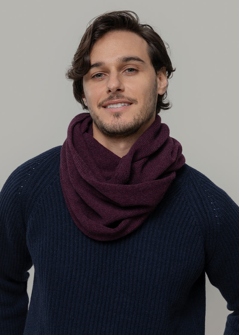 Sciarpa Scaldacollo Lana Rigenerata Uomo Donna Mima - Rifò Lab Moda circolare made in Italy