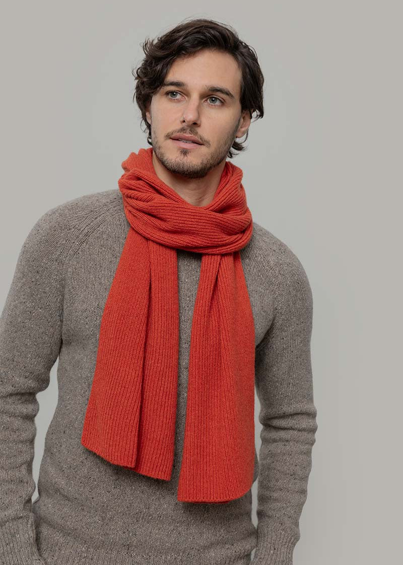 Sciarpa Costine cashmere rigenerato Federico - Rifò Lab Moda circolare made in Italy