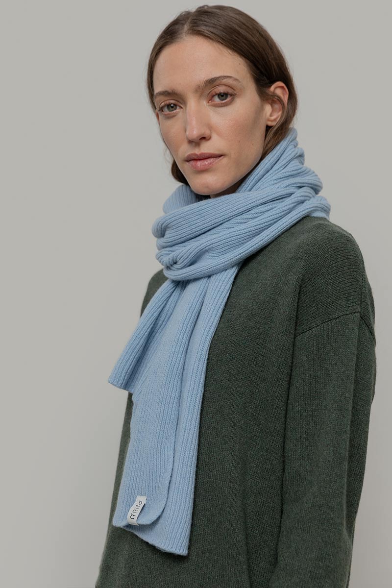 Sciarpa Costine cashmere rigenerato Federico - Rifò Lab Moda circolare made in Italy