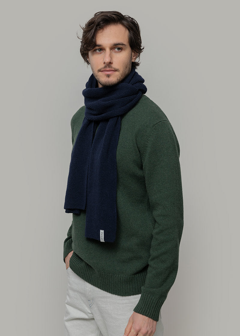Sciarpa Cashmere Rigenerato Donna Uomo Federico - Rifò Lab Moda circolare made in Italy