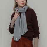 Sciarpa Costine cashmere rigenerato Federico - Rifò Lab Moda circolare made in Italy