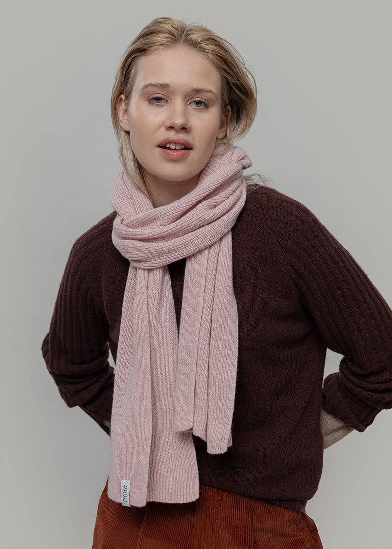 Sciarpa Costine cashmere rigenerato Federico - Rifò Lab Moda circolare made in Italy