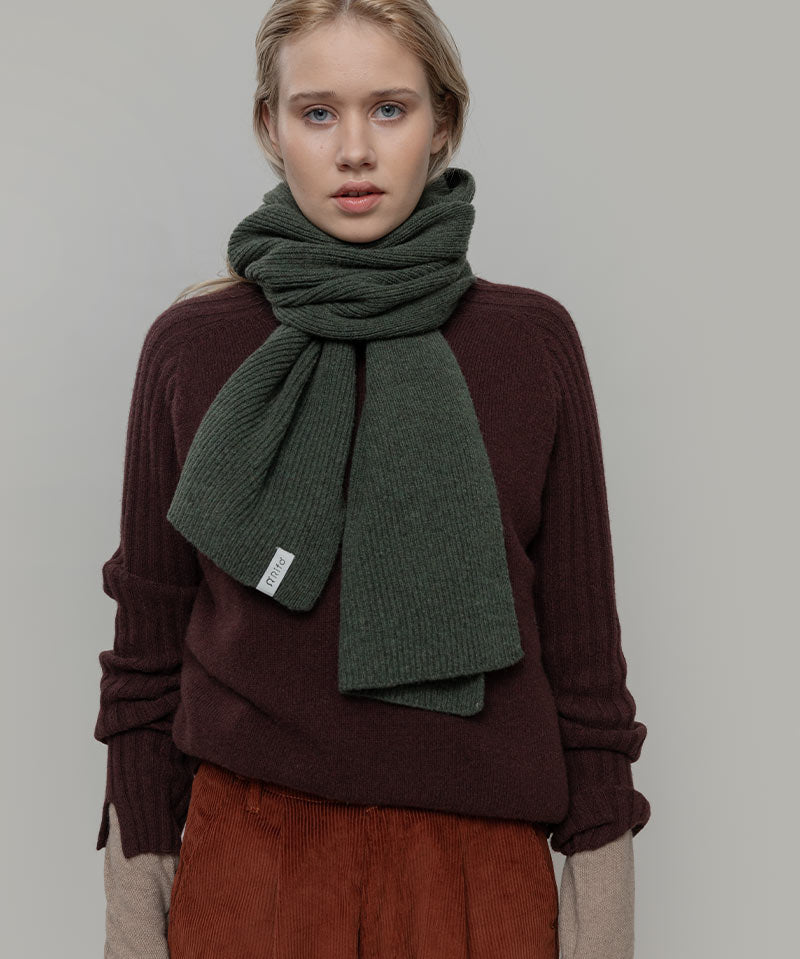 Sciarpa Costine cashmere rigenerato Federico - Rifò Lab Moda circolare made in Italy