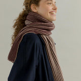 Sciarpa Cashmere Donna Uomo Rigenerato Beige Julia - Rifò Lab Moda circolare made in Italy