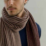 Sciarpa Cashmere Donna Uomo Rigenerato Beige Julia - Rifò Lab Moda circolare made in Italy