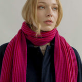 Sciarpa Cashmere Donna Uomo Rigenerato Fucsia Julia - Rifò Lab Moda circolare made in Italy