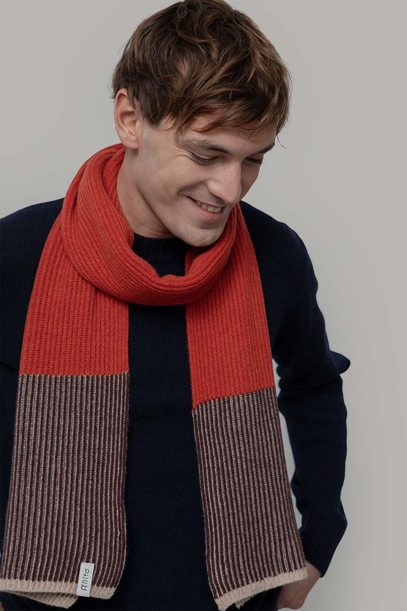 Sciarpa Cashmere Unisex Teresa - Rifò Lab Moda circolare made in Italy