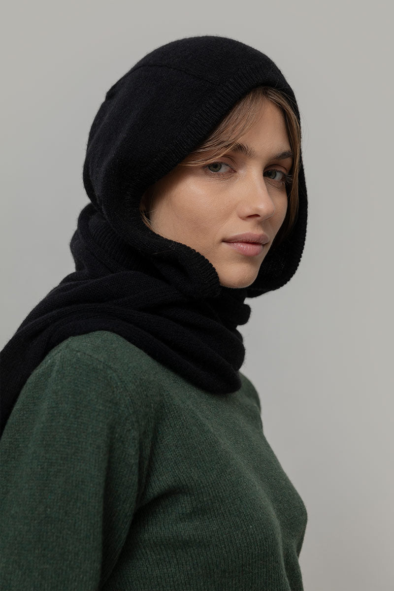 Sciarpa-cappuccio Cashmere Ilenia - Rifò Lab Moda circolare made in Italy