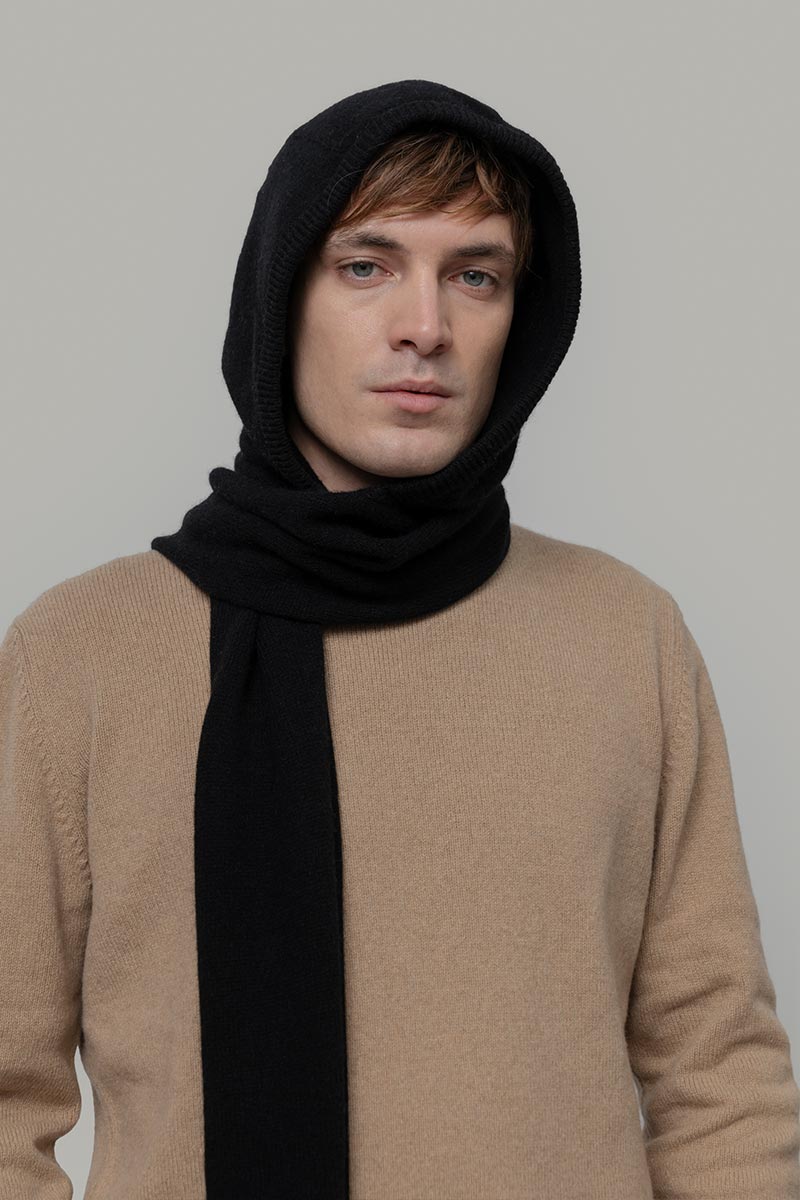 Sciarpa-cappuccio Cashmere Ilenia - Rifò Lab Moda circolare made in Italy