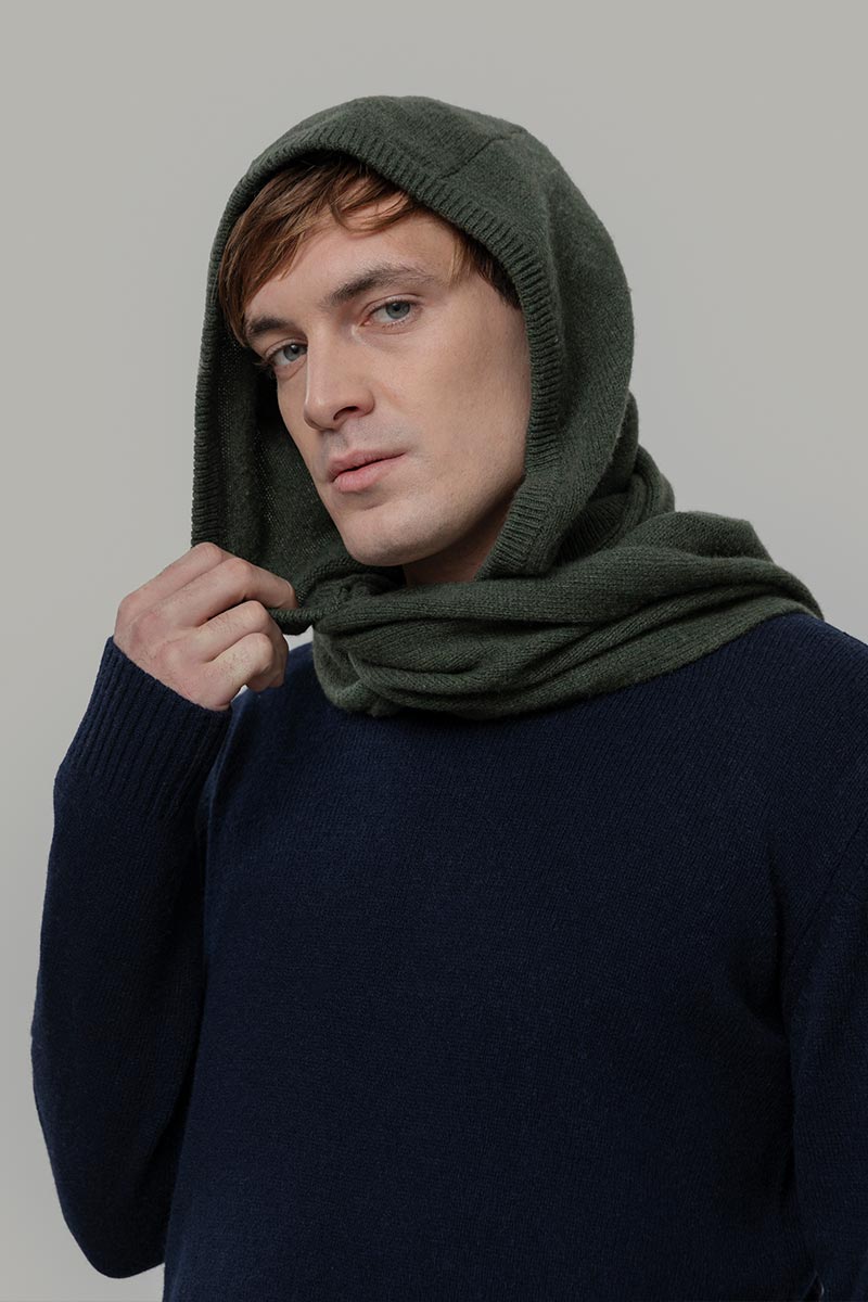 Sciarpa-cappuccio Cashmere Ilenia - Rifò Lab Moda circolare made in Italy
