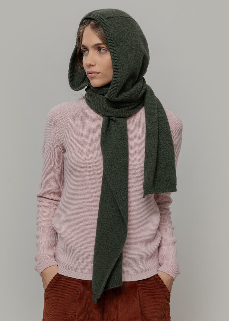 Sciarpa-cappuccio Cashmere Ilenia - Rifò Lab Moda circolare made in Italy