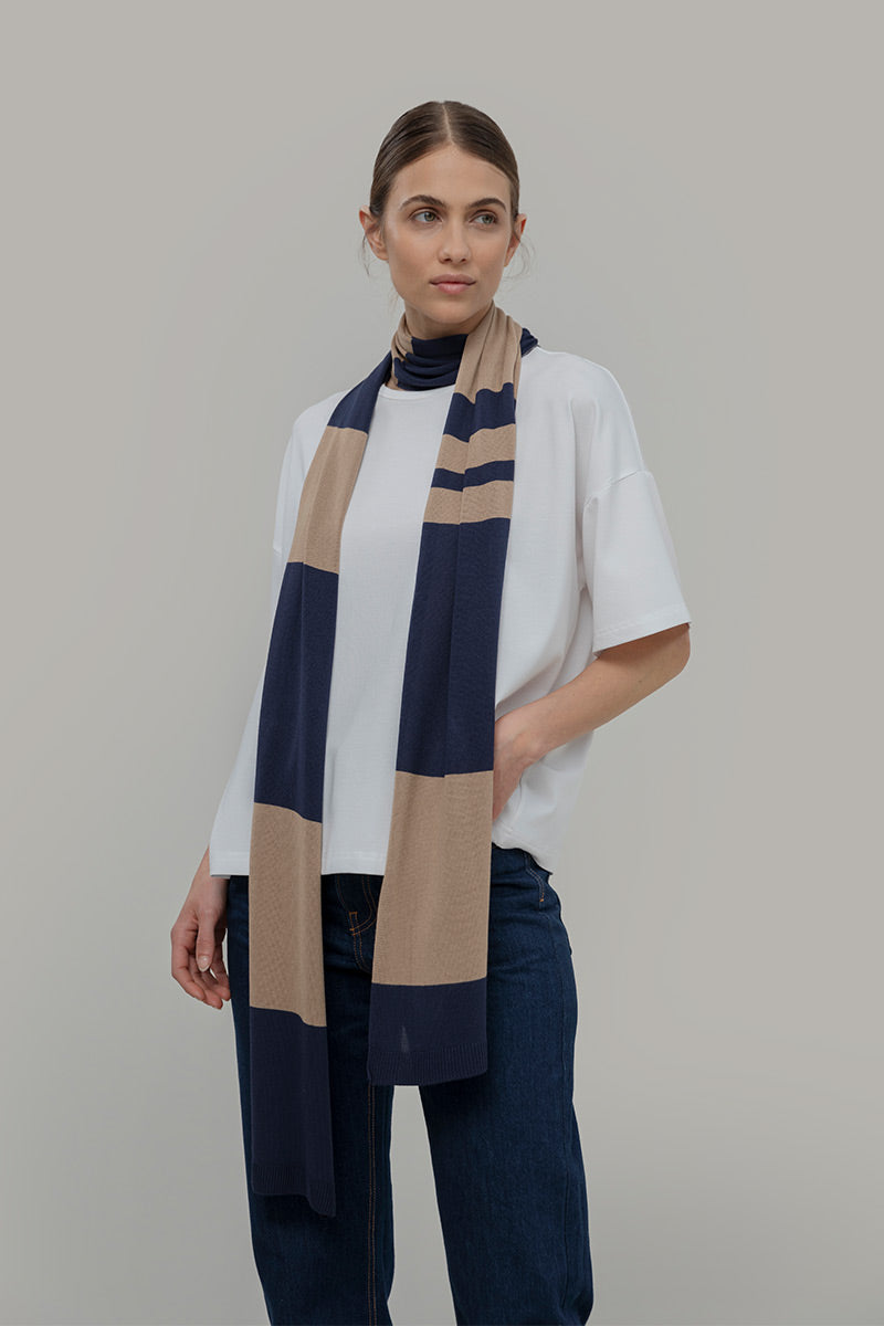 Sciarpa Leggera Donna Viscosa Domitilla - Rifò Lab Moda circolare made in Italy