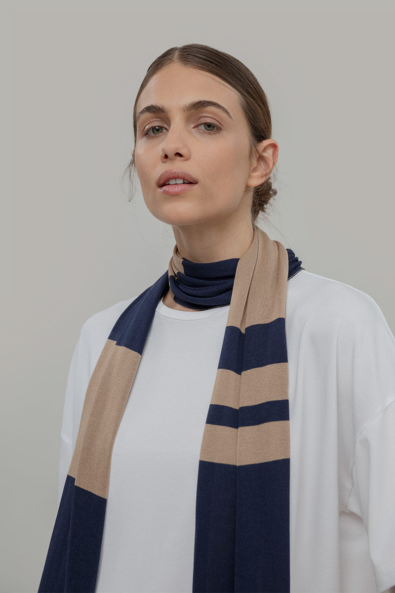 Sciarpa Leggera Donna Viscosa Domitilla - Rifò Lab Moda circolare made in Italy