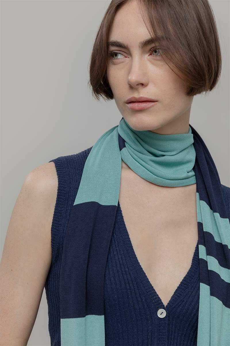 Sciarpa Leggera Donna Viscosa Domitilla - Rifò Lab Moda circolare made in Italy