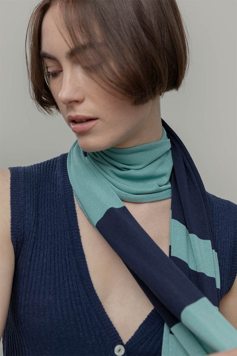 Sciarpa Leggera Donna Viscosa Domitilla - Rifò Lab Moda circolare made in Italy