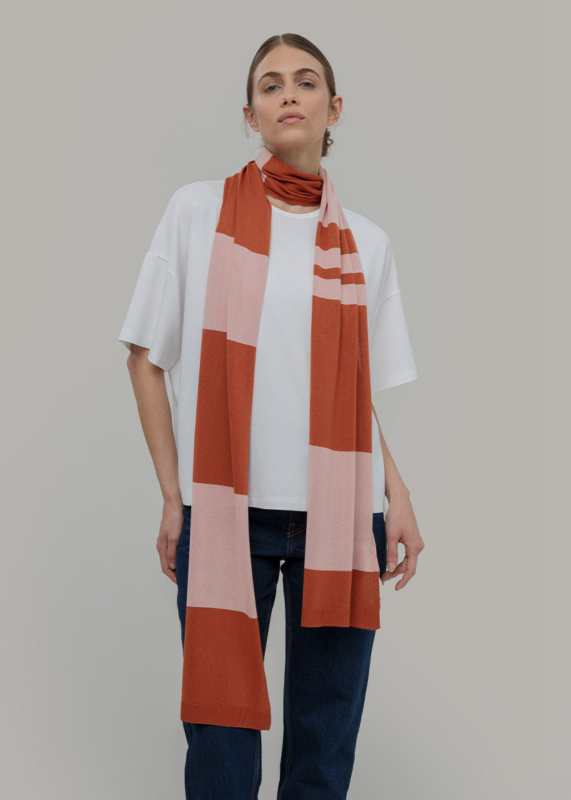 Sciarpa Leggera Donna Viscosa Domitilla - Rifò Lab Moda circolare made in Italy