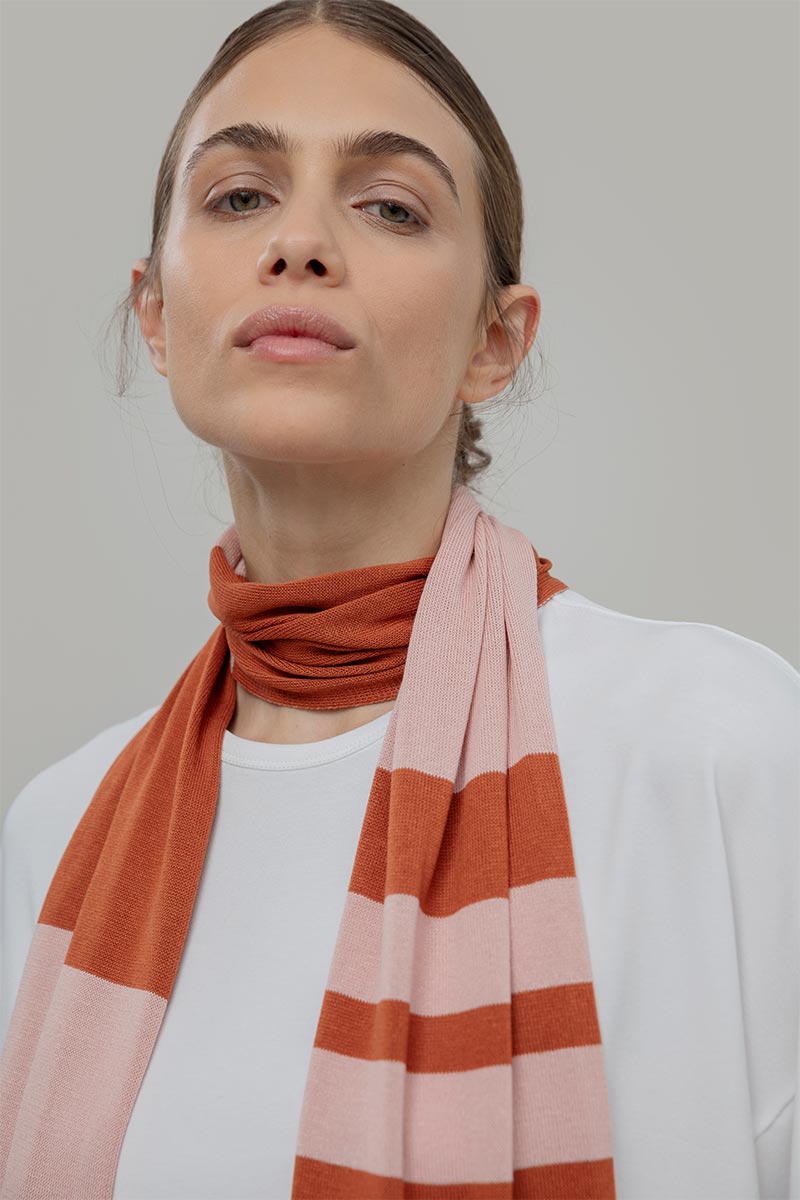 Sciarpa Leggera Donna Viscosa Domitilla - Rifò Lab Moda circolare made in Italy