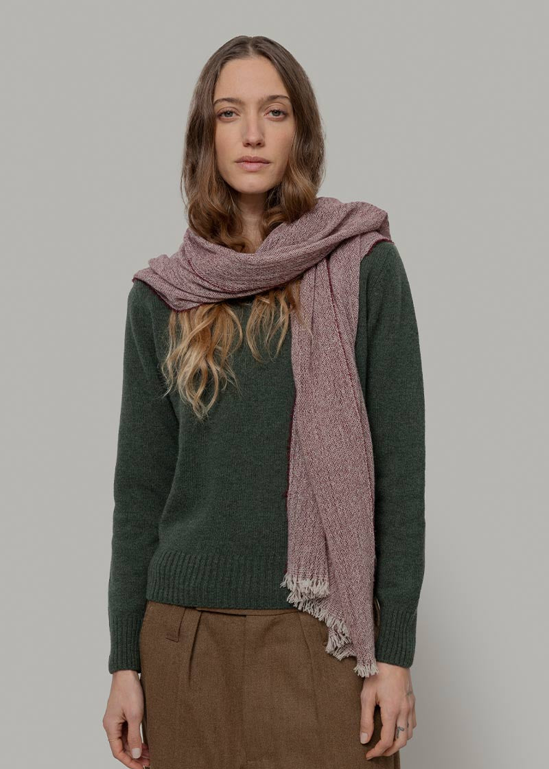 Stola Donna Uomo Pashmina Cashmere Rigenerato Zefiro - Rifò Lab Moda circolare made in Italy