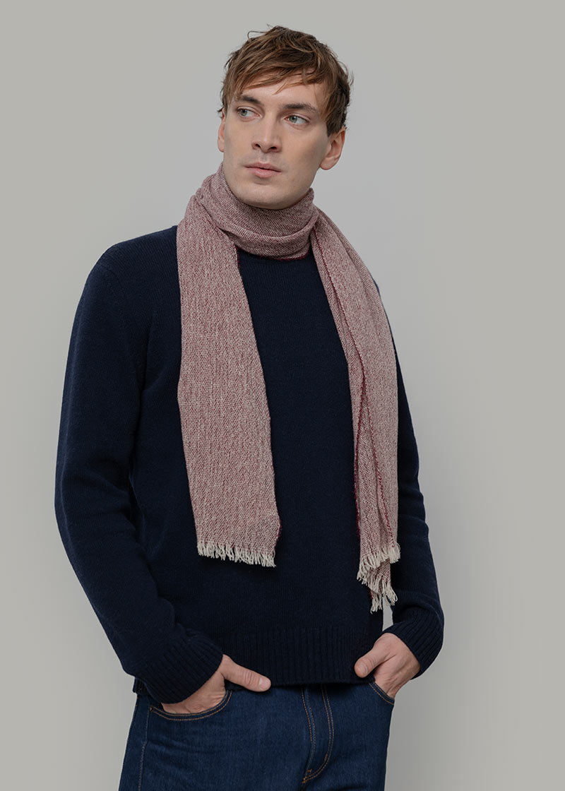 Stola Donna Uomo Pashmina Cashmere Rigenerato Zefiro - Rifò Lab Moda circolare made in Italy