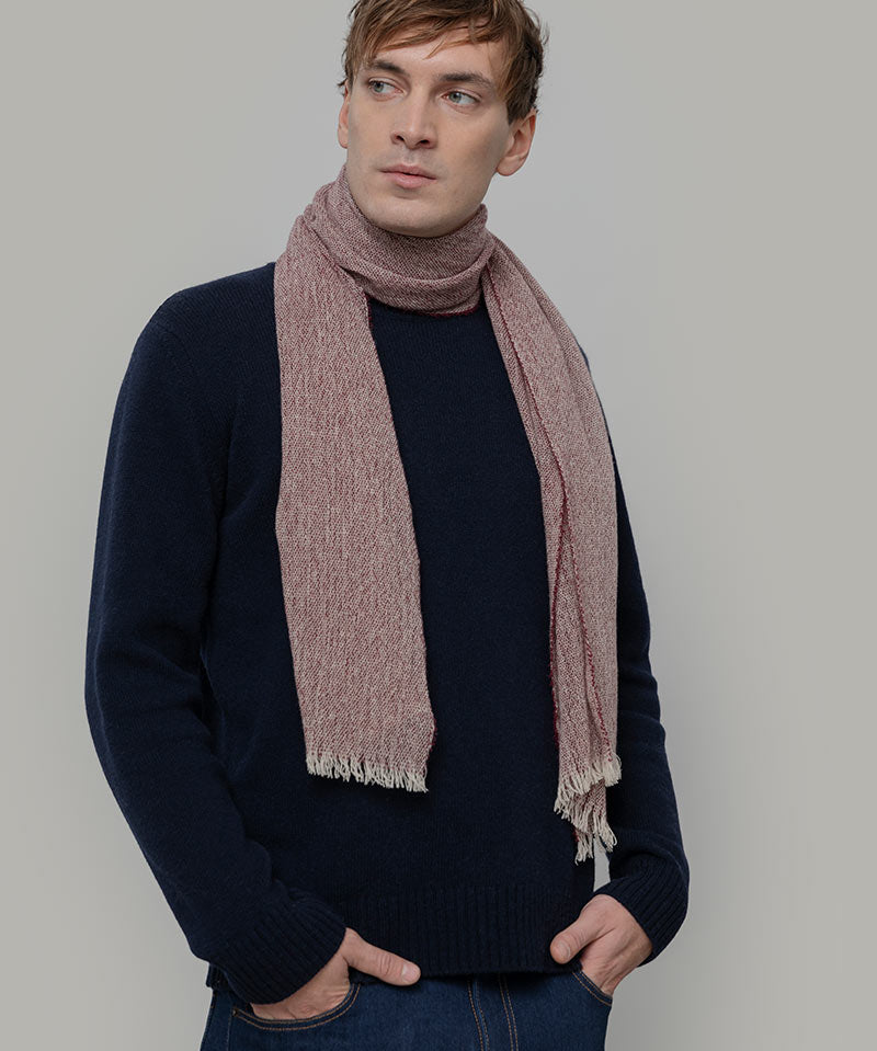 Stola Donna Uomo Pashmina Cashmere Rigenerato Zefiro - Rifò Lab Moda circolare made in Italy