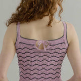 Tank Top Donna Cotone in Maglia Perla - Rifò