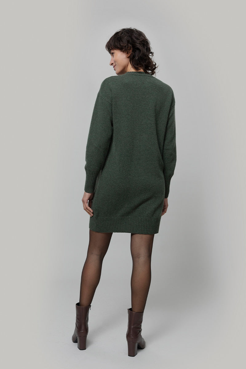 Abito Donna Lana Rigenerata Selvaggia - Rifò Lab Moda circolare made in Italy
Verde Foresta