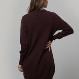 Abito Donna Lana Rigenerata Selvaggia - Rifò Lab Moda circolare made in Italy
Marrone Caffé
