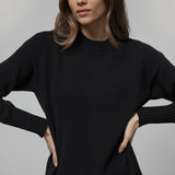 Abito Donna Lana Rigenerata Selvaggia - Rifò Lab Moda circolare made in Italy
Nero Ardesia