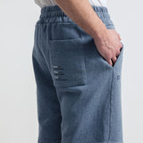 Denim | Bermuda felpa jeans rigenerato