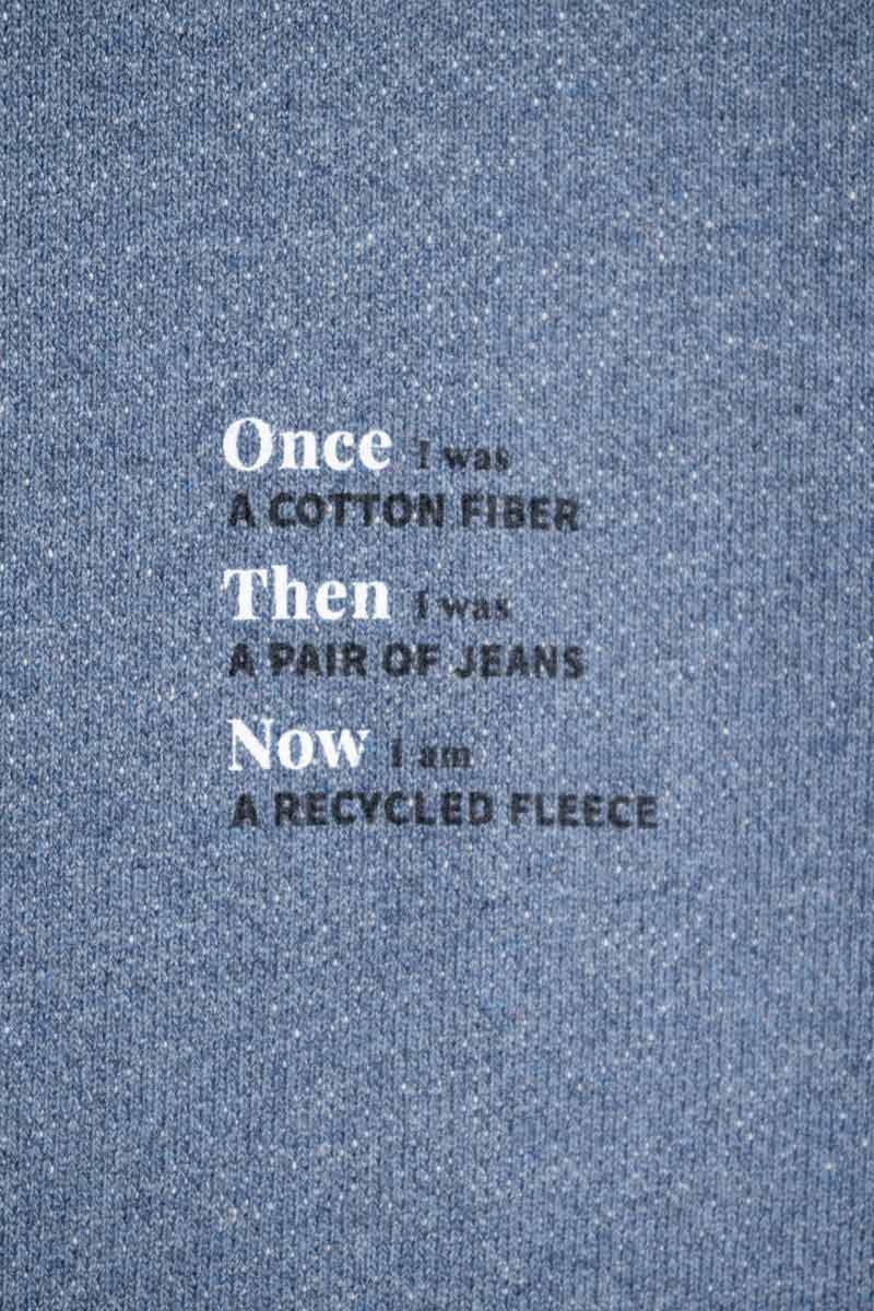 Denim | Bermuda felpa jeans rigenerato